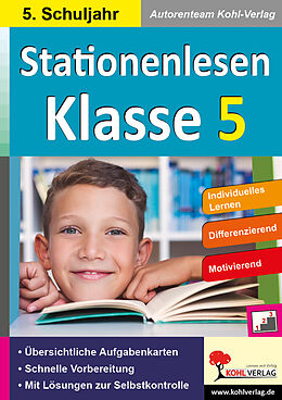 E-Book (pdf) Stationenlesen Klasse 5 von Autorenteam Kohl-Verlag