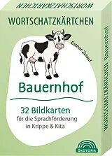 Kartonierter Einband (Kt) Wortschatzkärtchen: Bauernhof von Esther Zulauf