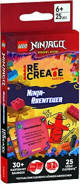 Set mit div. Artikeln (Set) LEGO® - ReCreate Karten - Ninja-Abenteuer von 