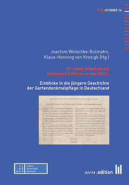 E-Book (pdf) 50 Jahre Arbeitskreis Historische Gärten in der DGGL von 