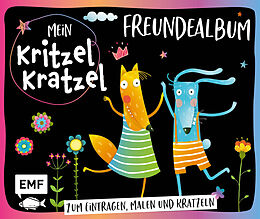 Fester Einband Mein Kritzel-Kratzel-Freundealbum von 