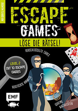 Kartonierter Einband Escape Games Level 2 (grün)  Löse die Rätsel!  10 Escape Games ab der 5. Klasse von Mallory Monhard