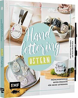 Fester Einband Handlettering Ostern von Katharina Schmiedicke