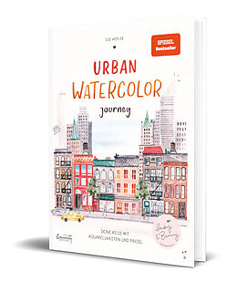 Kartonierter Einband Urban Watercolor Journey von Sue Hiepler
