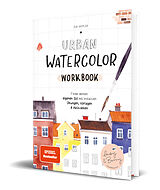 Fester Einband Urban Watercolor Workbook von Sue Hiepler