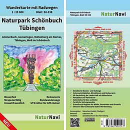 (Land)Karte Naturpark Schönbuch - Tübingen von 