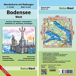 (Land)Karte Bodensee West von 
