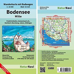 (Land)Karte Bodensee Mitte von 