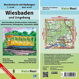 (Land)Karte Wiesbaden und Umgebung von 