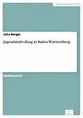 E-Book (pdf) Jugendstrafvollzug in Baden-Württemberg von Julia Berger