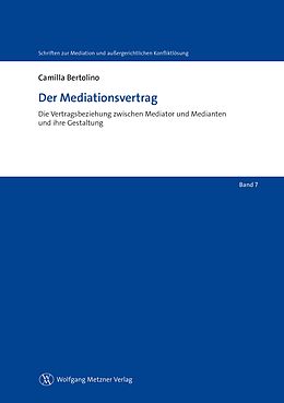 E-Book (pdf) Der Mediationsvertrag von Camilla Bertolino