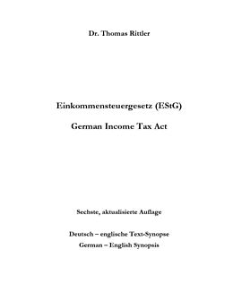 eBook (pdf) Einkommensteuergesetz de Thomas Rittler