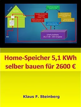 E-Book (pdf) Home-Speicher 5,1 KWh selber bauen für 2600 EUR von Klaus F. Steinberg