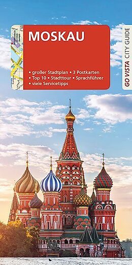 Paperback Go Vista: Reiseführer Moskau von Andrzej Rybak