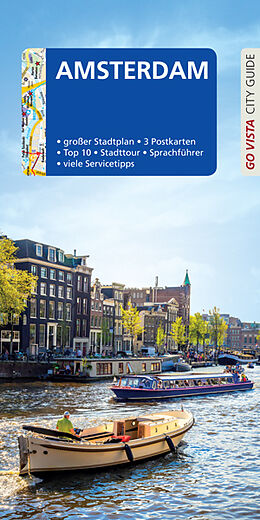 Kartonierter Einband GO VISTA: Reiseführer Amsterdam von Hannah Glaser
