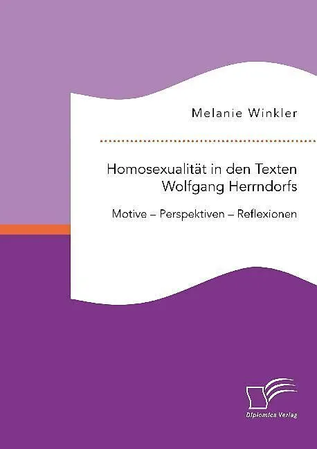 Homosexualität in den Texten Wolfgang Herrndorfs. Motive - Perspektiven - Reflexionen