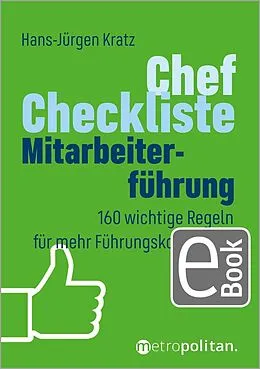 E-Book (pdf) Chef-Checkliste Mitarbeiterführung von Hans-Jürgen Kratz