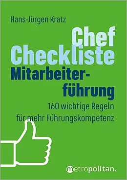 E-Book (epub) Chef-Checkliste Mitarbeiterführung von Hans-Jürgen Kratz