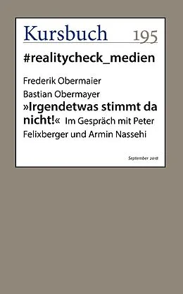 E-Book (epub) 'Irgendetwas stimmt da nicht!' von Frederik Obermaier, Bastian Obermayer