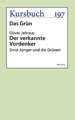 E-Book (epub) Der verkannte Vordenker von Prof. Dr. Oliver Jahraus