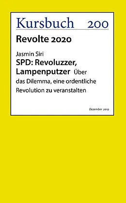 E-Book (epub) SPD: Revoluzzer, Lampenputzer von Jasmin Siri