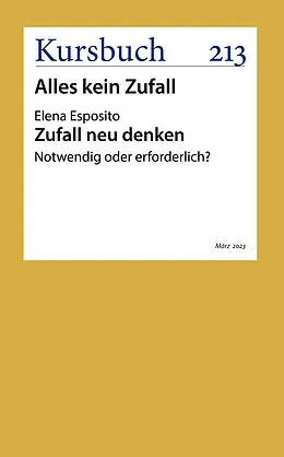 E-Book (epub) Zufall neu denken von Elena Esposito