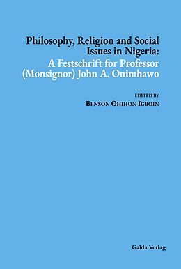 eBook (pdf) Philosophy, Religion and Social Issues in Nigeria de 