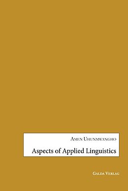 eBook (pdf) Aspects of Applied Linguistics de Amen Uhunmwangho