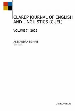 E-Book (pdf) CLAREP JOURNAL OF ENGLISH AND LINGUISTICS (C-JEL) von 