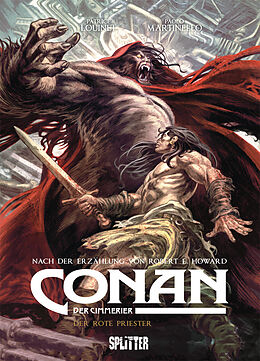 Fester Einband Conan der Cimmerier: Der Rote Priester von Robert E. Howard, Patrice Louinet