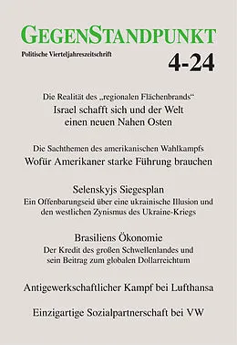 E-Book (epub) GegenStandpunkt 4-24 von GegenStandpunkt Redaktion
