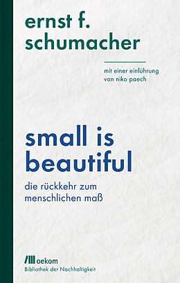 E-Book (epub) Small is beautiful von Ernst F. Schumacher