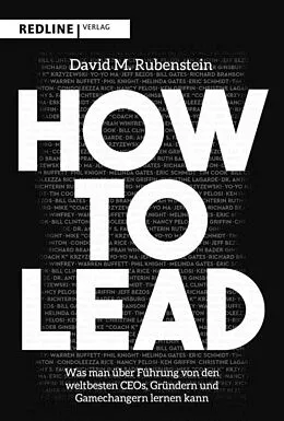 E-Book (pdf) How to lead von David Rubenstein