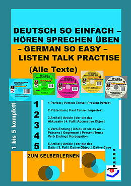 E-Book (epub) Deutsch So Einfach  Hören Sprechen Üben  German So Easy  Listen Talk Practise (Alle Texte) von Klaus Jans