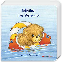 Pappband Minibär im Wasser von Helmut Spanner