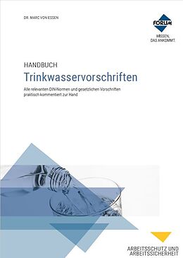 Kartonierter Einband Handbuch Trinkwasservorschriften von Forum Verlag Herkert