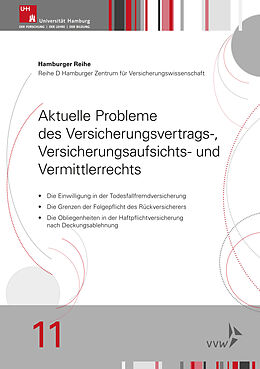 Paperback Aktuelle Probleme des Versicherungsvertrags-, Versicherungsaufsichts- und Vermittlerrechts von 