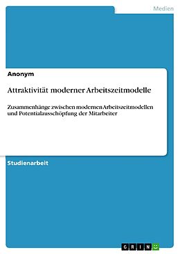 E-Book (pdf) Attraktivität moderner Arbeitszeitmodelle von Jan-David Danecker