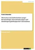 E-Book (pdf) Motivation und Zufriedenheit junger Berufsanfänger. Herausforderungen und Handlungsempfehlungen für Unternehmen von Frank Schneider
