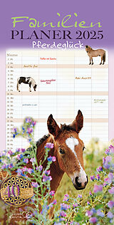 Kalender Familienplaner Pferd 2025 von 