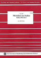  Notenblätter Melodien aus Italien für Schul-Orchester