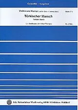 Ludwig van Beethoven Notenblätter Türkischer Marsch für Violine und Klavier