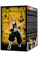 Kartonierter Einband Demon Slayer - Kimetsu no Yaiba 1-8 mit Sammelschuber von Koyoharu Gotouge