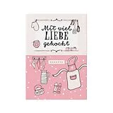 Fester Einband Rezeptbuch zum Selberschreiben in rosa von Lisa Wirth