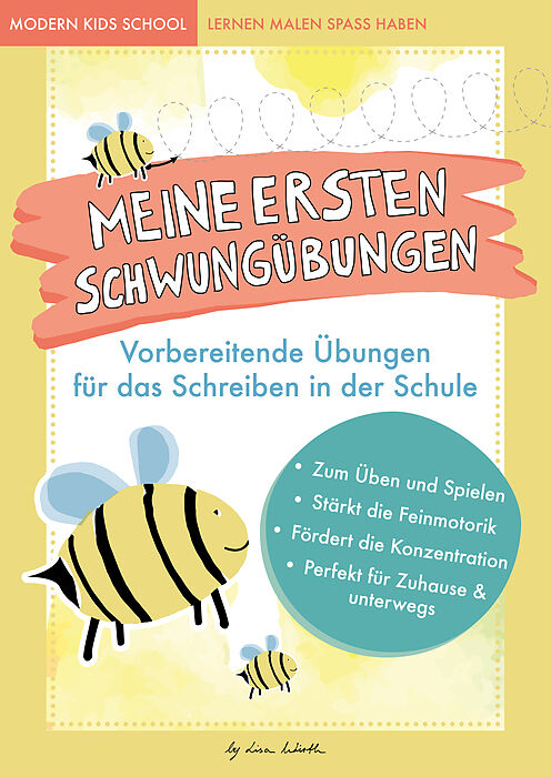 Lustige Schwungübungen  Übungsheft zur Stärkung der Feinmotorik und Konzentration