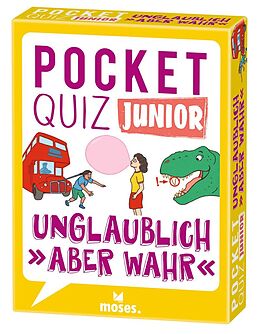 Pocket Quiz junior Unglaublich, aber wahr Spiel