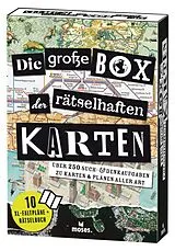 Kartonierter Einband Die große Box der rätselhaften Karten von Elke Vogel