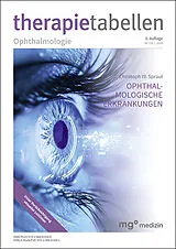 Kartonierter Einband therapietabellen Ophthalmologie (3. Auflage) von 