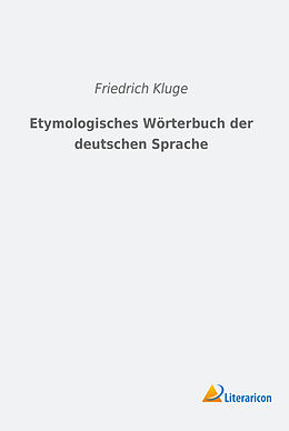 Kartonierter Einband Etymologisches Wörterbuch der deutschen Sprache von 