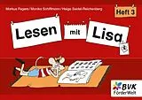 Geheftet Lesen mit Lisa - Heft 3 von Markus Fegers, Monika Schiffmann, Helga Seidel-Reichenberg
